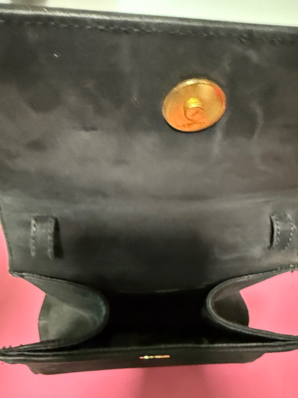 Salvatore Ferragamo Black Mini Top-Handle with Vara Bow and Gold Accent - Picture 15 of 15